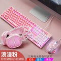 Manufacturer Ruyi Bird K59 gaming keyboard mouse headset three-piece suit usb desktop wired luminous keyboard and mouse suit