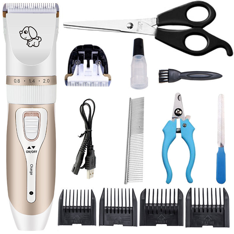 Factory direct professional pet hair clipper hair clipper for cats and pets does not hurt the skin rechargeable dog hair shaver