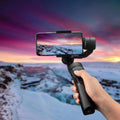 Cross-border explosive smart follow-up handheld gimbal F6 sports anti-shake three-axis video follow-up stabilizer