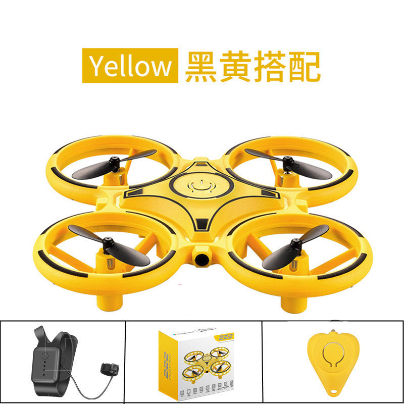 Aerial Douyin Net Red UFO Fall-resistant Watch Gesture Sensing Four-axis Remote Control Aircraft Drone Helicopter