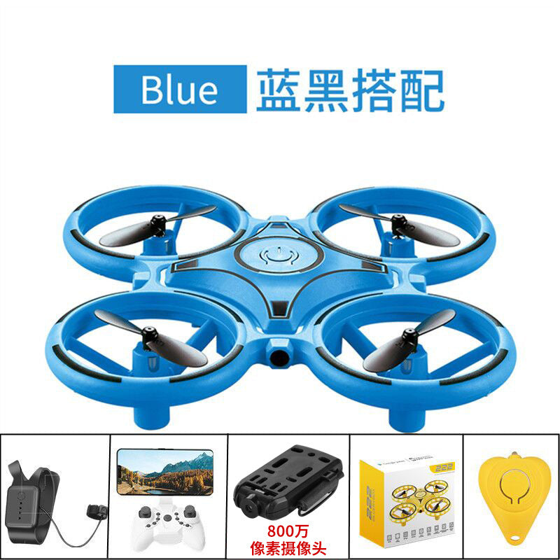 Aerial Douyin Net Red UFO Fall-resistant Watch Gesture Sensing Four-axis Remote Control Aircraft Drone Helicopter