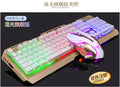 Factory Outlet Jingdi V1 robotic keyboard and mouse set notebook desktop wired gaming keyboard