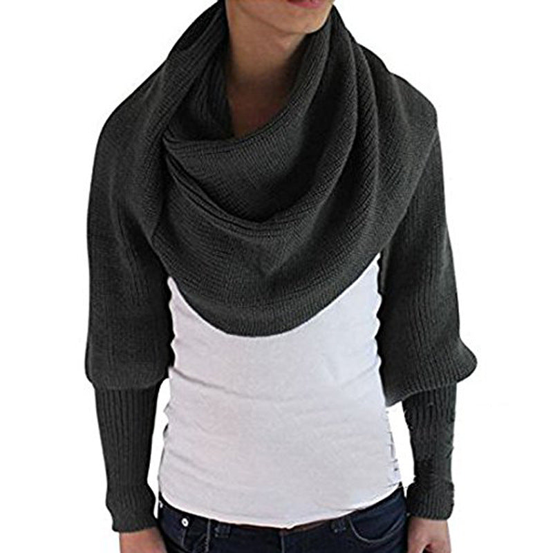 Foreign trade explosion models Classic fashion knitted scarf warm sleeves shawl factory direct sales