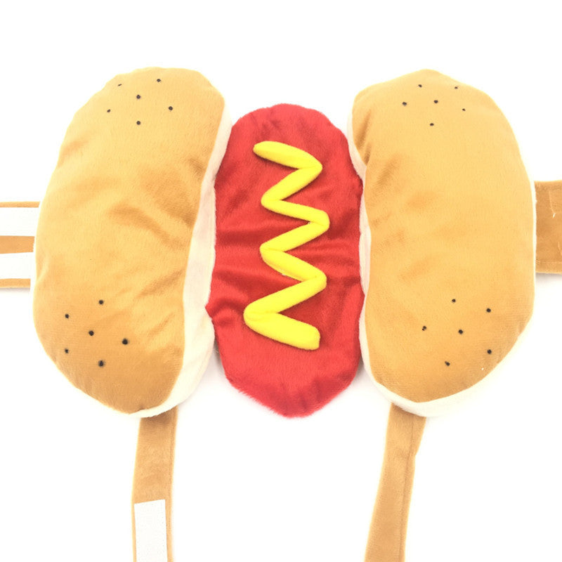 Pet Clothes Hot Dog Pet Clothing New Burger Cartoon Puppy Cat Pet Clothes Dog Clothes