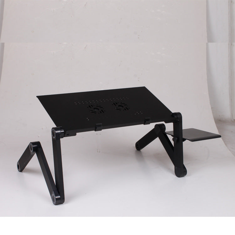 Aluminum alloy laptop table Dormitory artifact folding table Lazy office bed desk One generation