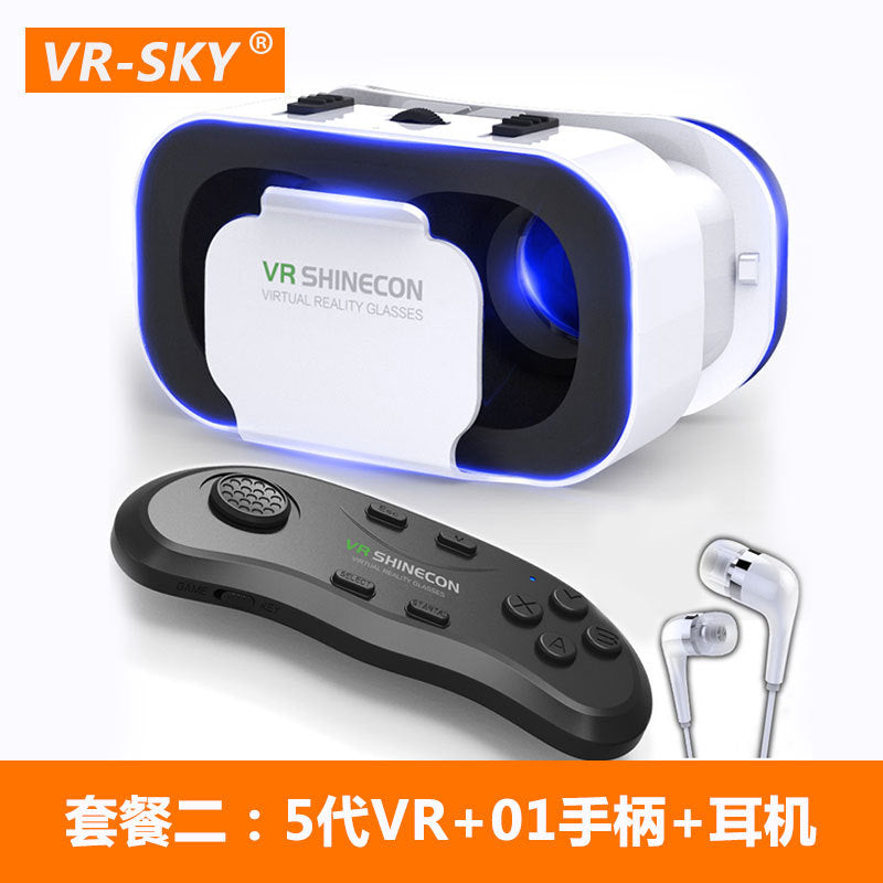 Cross-border wholesale vr glasses 3d virtual reality glasses lightweight portable box smart glasses product manufacturers