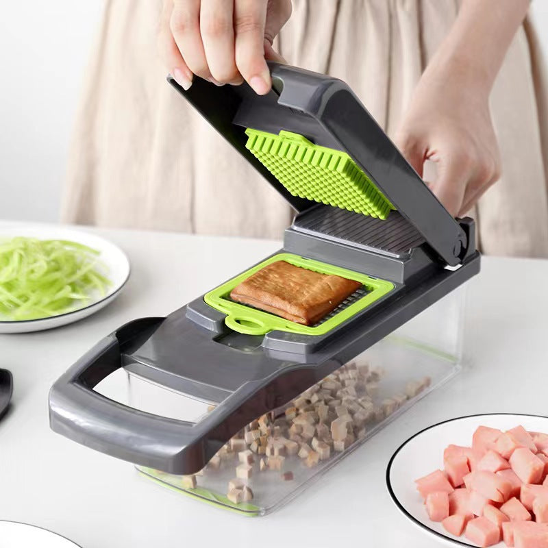 Cross-border kitchen artifact vegetable cutting artifact multi-function dicer shredder grater slicer kitchen supplies