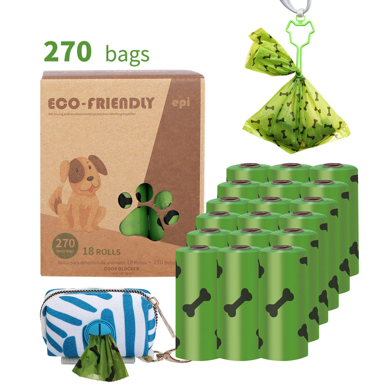 Cross-border new product dog poop bag poop picking bag dog dispenser environmentally friendly degradable poop picking bag car pet garbage bag