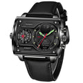 FOXBOX/Lige cross-border exclusive for men's quartz electronic dual-display watch multi-functional waterproof luminous watch