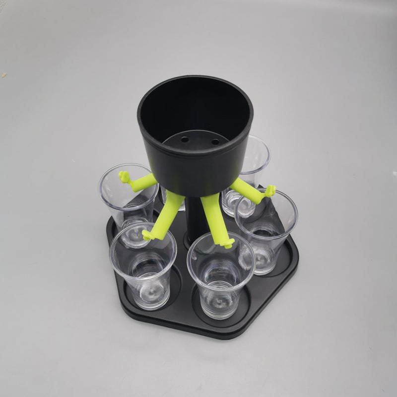 6 Shot Glass Dispenser and Holder