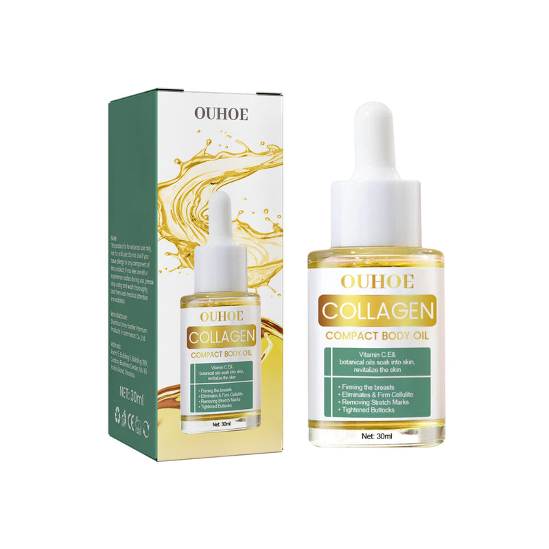 OUHOE collagen boosting body oil body slimming massage oil firming belly leg care oil