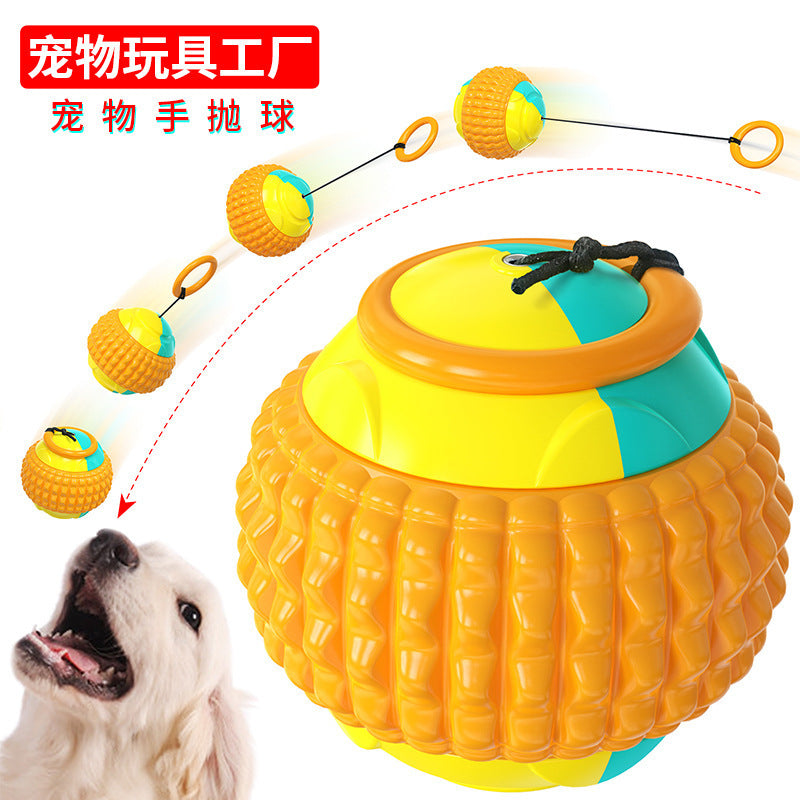 Amazon dog football toy Frisbee ball sliding dog Frisbee outdoor molar ball self-healing vent pet supplies