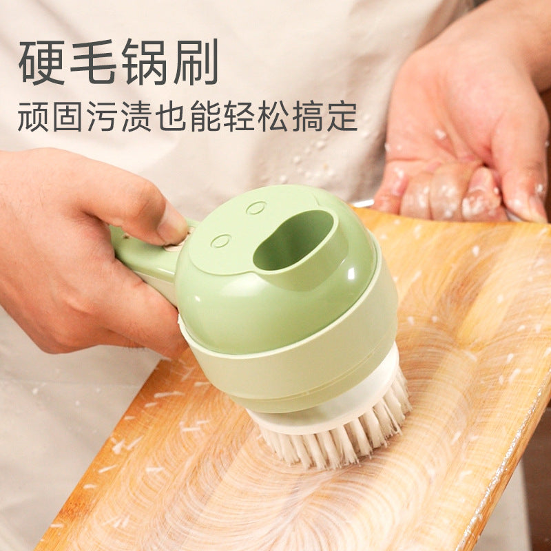 New Gatling hand-held vegetable cutter wireless electric cooking machine slicer portable kitchen pull garlic garlic artifact