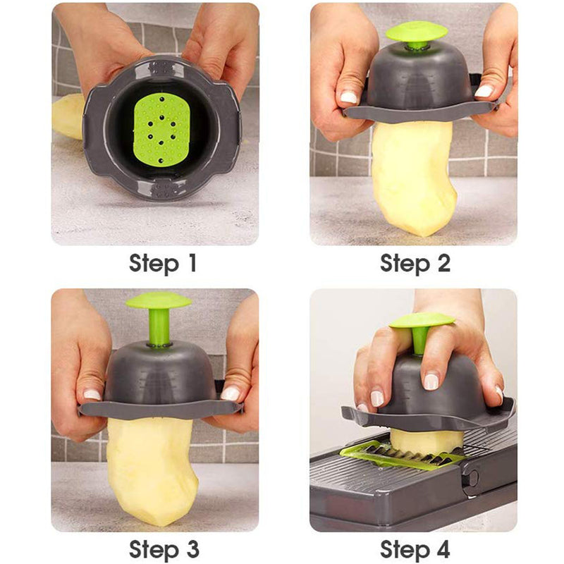 Vegetable cutting artifact multi-function diced potato shredded grater grater household potato slices kitchen grater