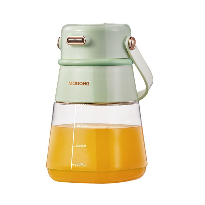 Mobile big belly cup ton ton cup wireless automatic double-head fried fruit juice machine sports crushed ice stirring juicing bucket