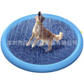 Foldable pet pool water spray pad water spray toy dog cat swimming pool outdoor water spray pad