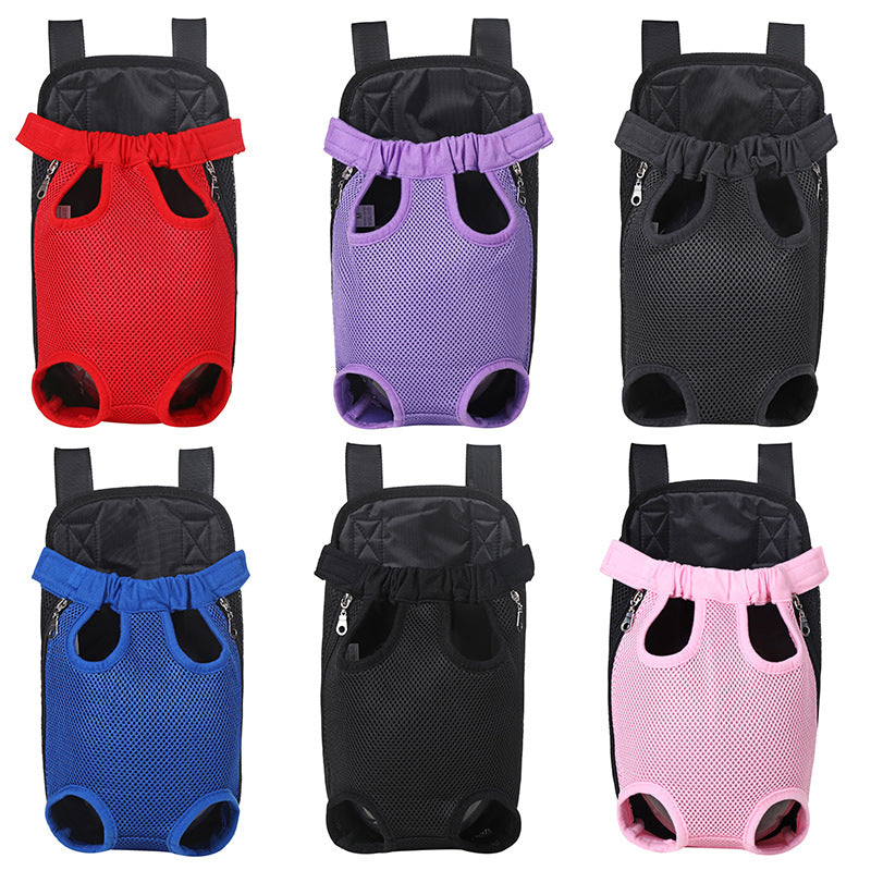 Manufacturers spot fashion breathable pet chest bag pet go out portable backpack dog backpack pet supplies