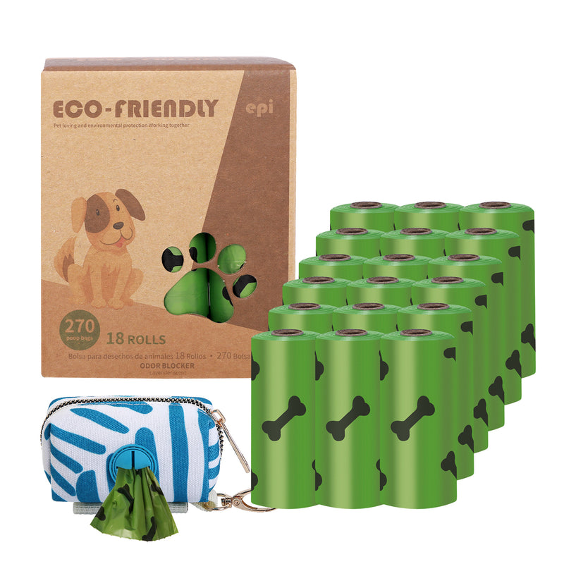 Cross-border new product dog poop bag poop picking bag dog dispenser environmentally friendly degradable poop picking bag car pet garbage bag