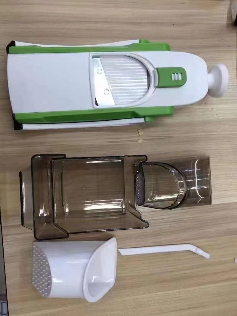 Cross-border multi-function vegetable cutter Adjustable grater artifact kitchen household vegetable and fruit slices and dicing artifact