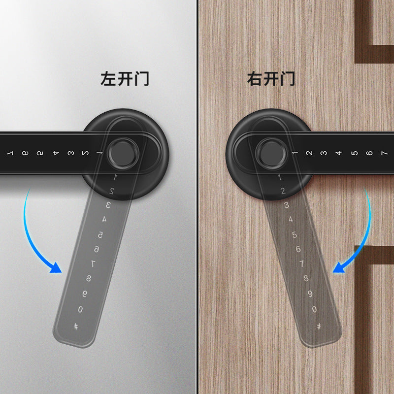 TT Lock Tongtong lock APP bedroom door wooden door fingerprint lock office home ball lock door lock smart handle lock