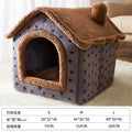 New cat nest rabbit door curtain four-season universal dog kennel for small and medium-sized dogs closed removable and washable dog bed pet kennel mat