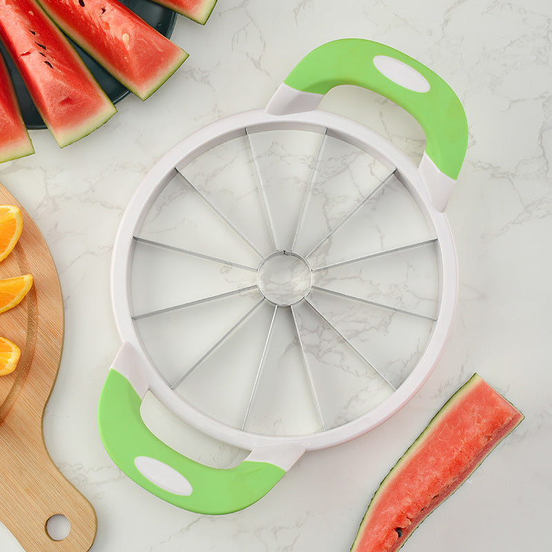 New watermelon cutting tool large watermelon cutter stainless steel cantaloupe splitter apple corer slicer manufacturer