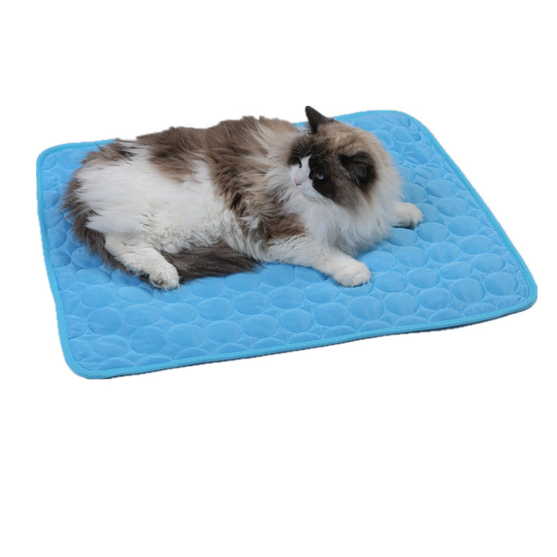 Summer pet mat, pet ice mat, dog mat, kennel dog mat, pet ice silk mat, cat cool mat, pet supplies