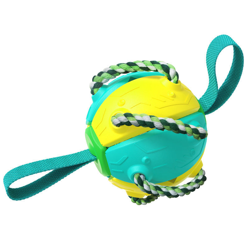 Amazon dog football toy Frisbee ball sliding dog Frisbee outdoor molar ball self-healing vent pet supplies