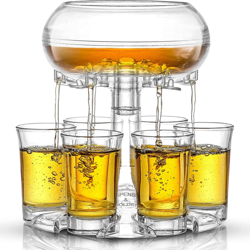 6 Shot Glass Dispenser and Holder