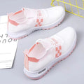 Dropshipping new women's fly woven fishnet shoes, comfortable soft-soled white shoes, fashionable lightweight student shoes, sneakers