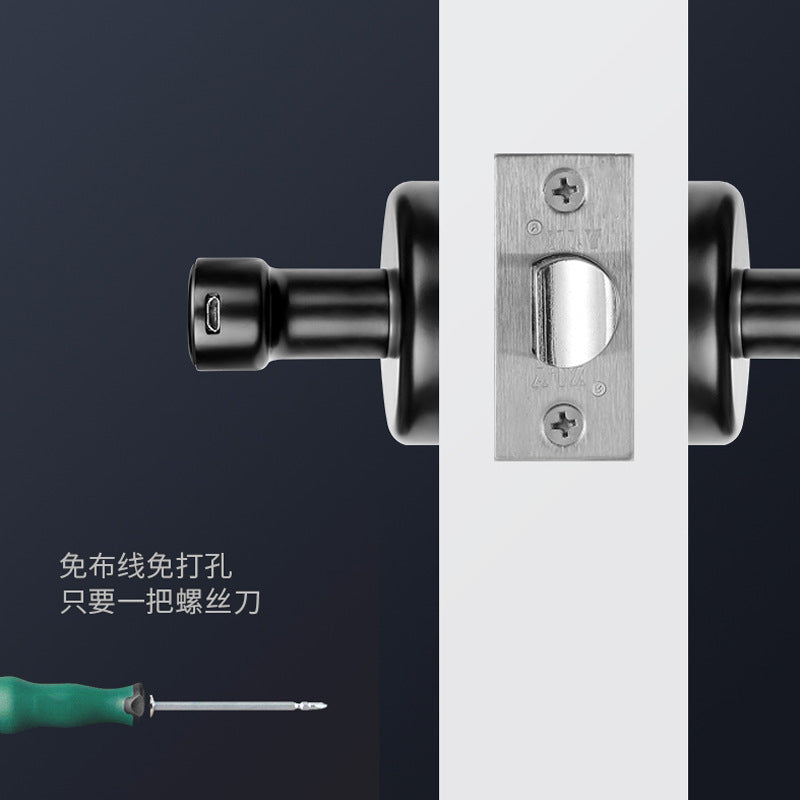 TT Lock Tongtong lock APP bedroom door wooden door fingerprint lock office home ball lock door lock smart handle lock