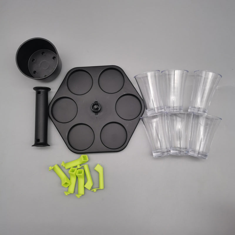 6 Shot Glass Dispenser and Holder