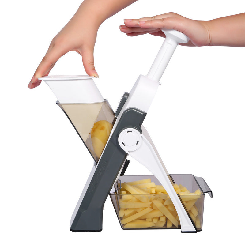 Cross-border multi-function vegetable cutter Adjustable grater artifact kitchen household vegetable and fruit slices and dicing artifact