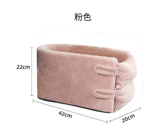 Dog car car pet pad portable cat and dog kennel car pet pad pet central control nest pet car cage